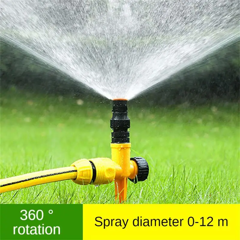 

Garden Sprinkler 360° Rotation Jet Irrigation Watering System Automatic Agriculture Lawn Farm Greenhouse Yard Spray Nozzle Tool