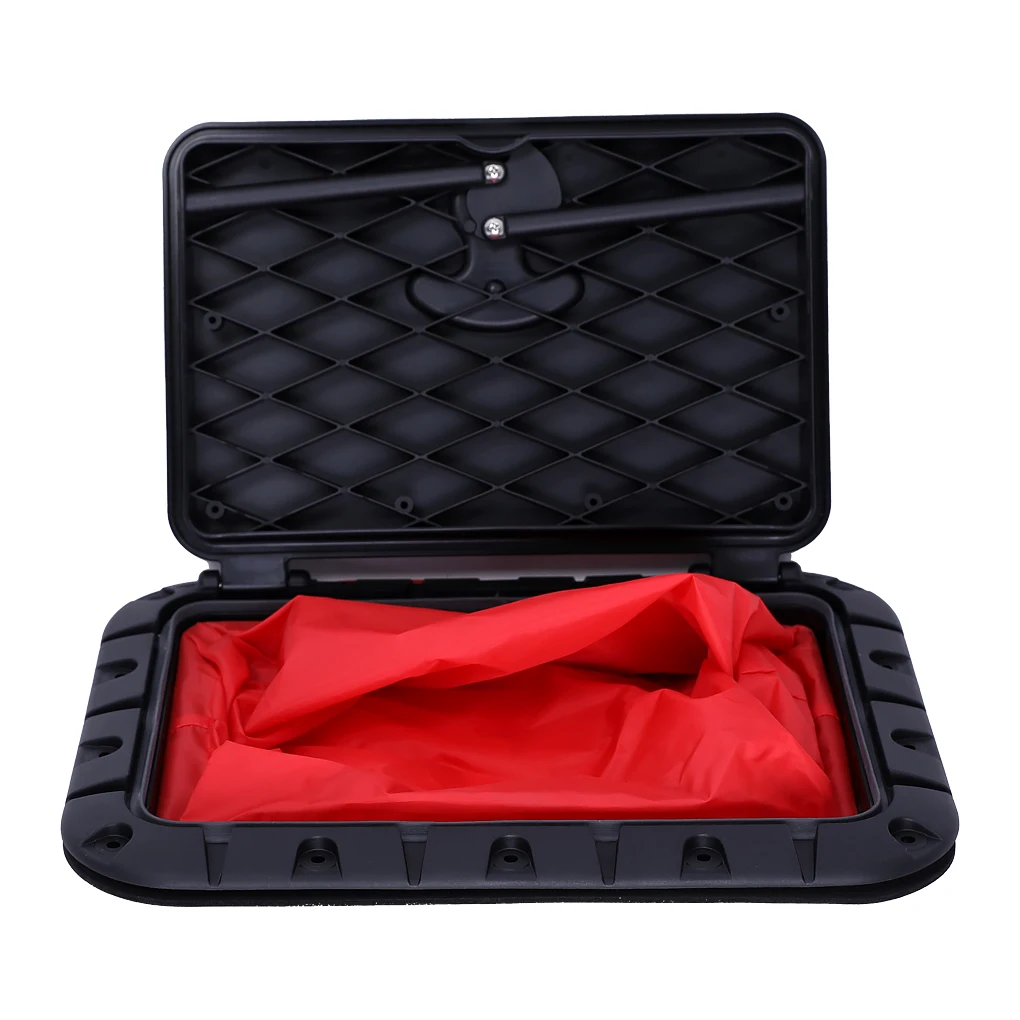 

Boat Hatch Cover Plastic with Waterproof Bag Deck Inspection Latch Replaceable Boating Accessories for Yacht Canoe