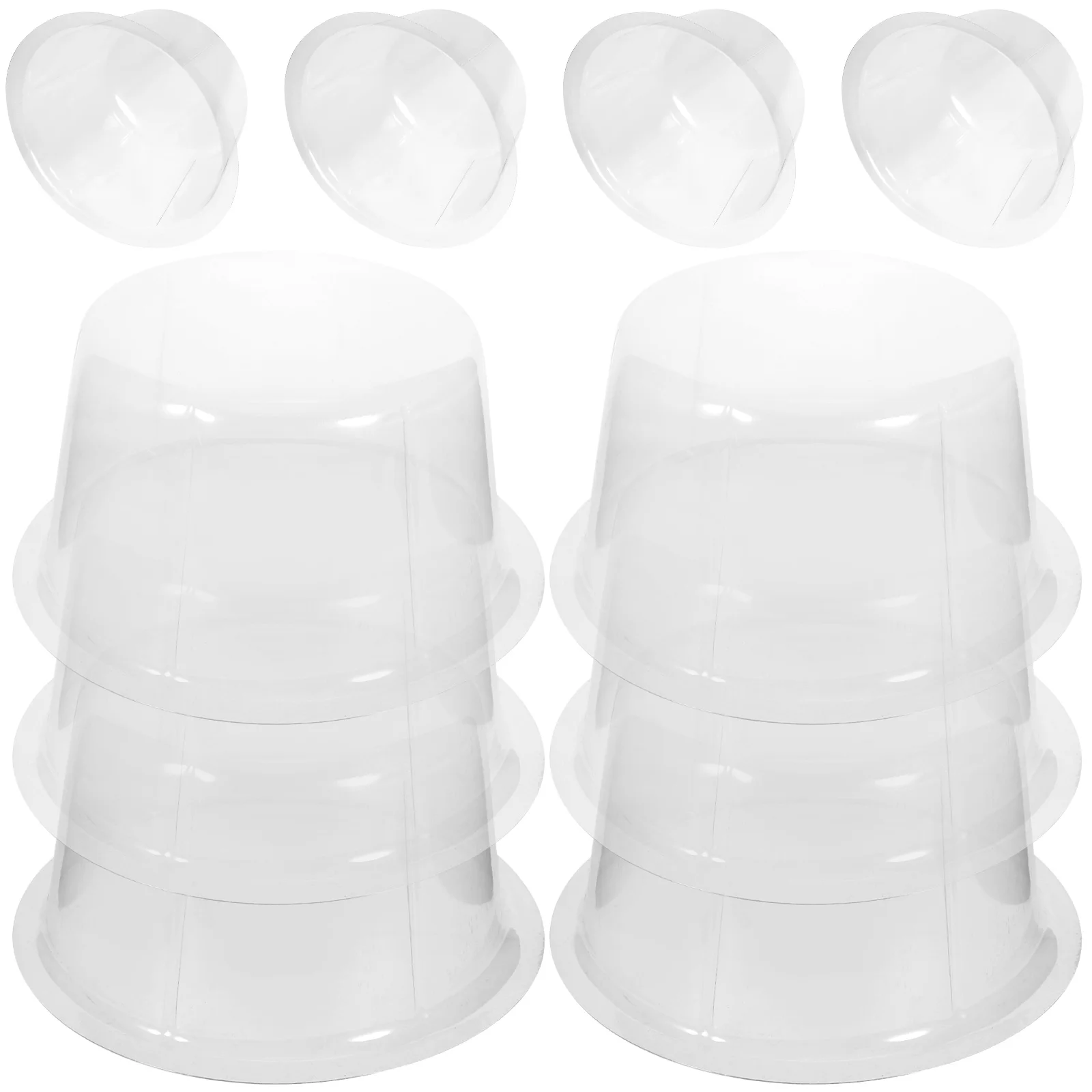 

10 Pcs Dome Cap Hat Inner Stands Model Baseball Caps Plastic Supporting Display Rack