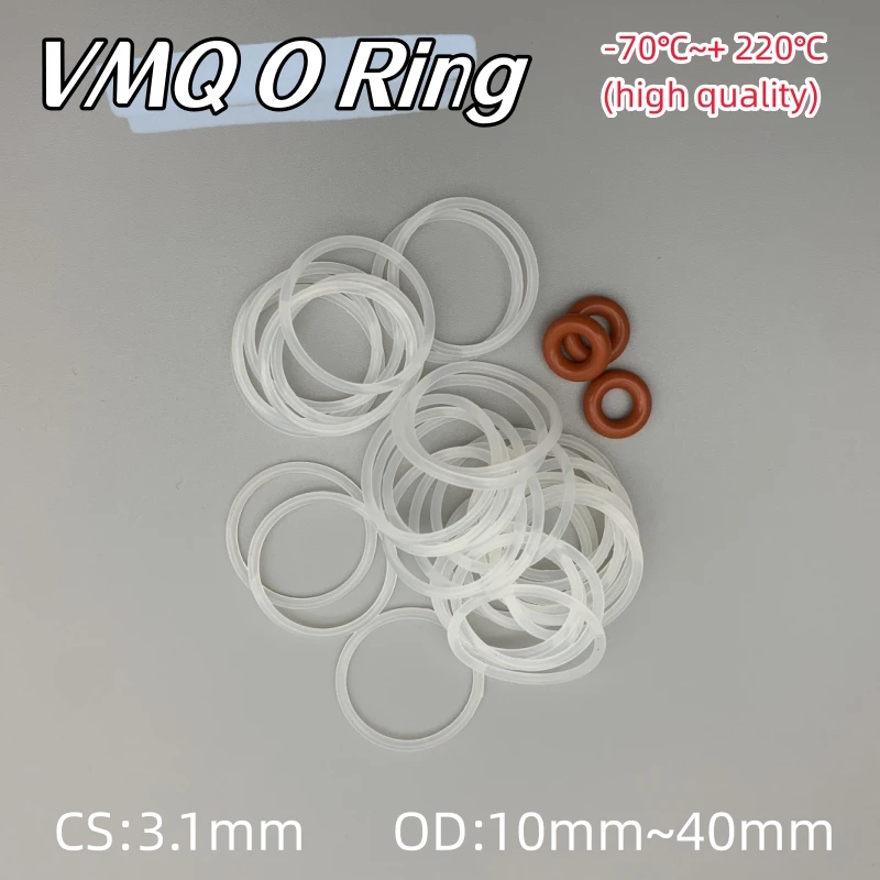 Уплотнительное кольцо VMQ для пищевых продуктов 10 шт. уплотнительная прокладка