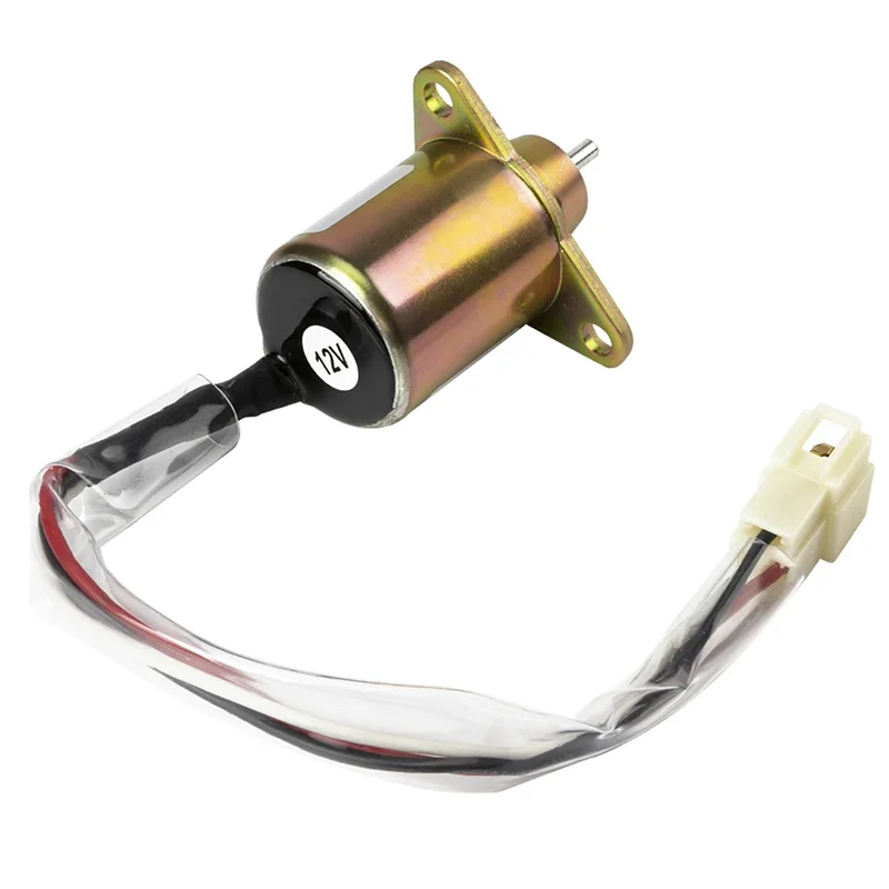 

Fuel ShutOff Solenoid for 12V Engine Takeuchi 1503ES-12S5SUC5S Stop Solenoid Part 17594-6001-4 SA4569T SA-4562T