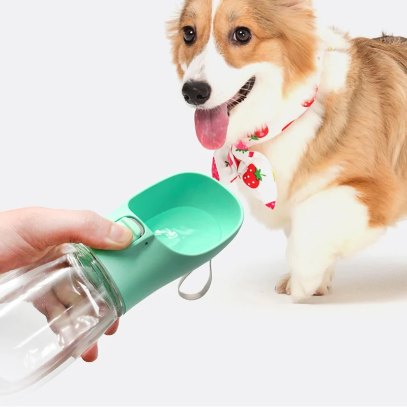 

Переносная бутылка для воды для собак, контейнер для еды и воды для собак, миска-Кормушка для домашних животных, уличная дорожная поилка-дозатор питьевой воды