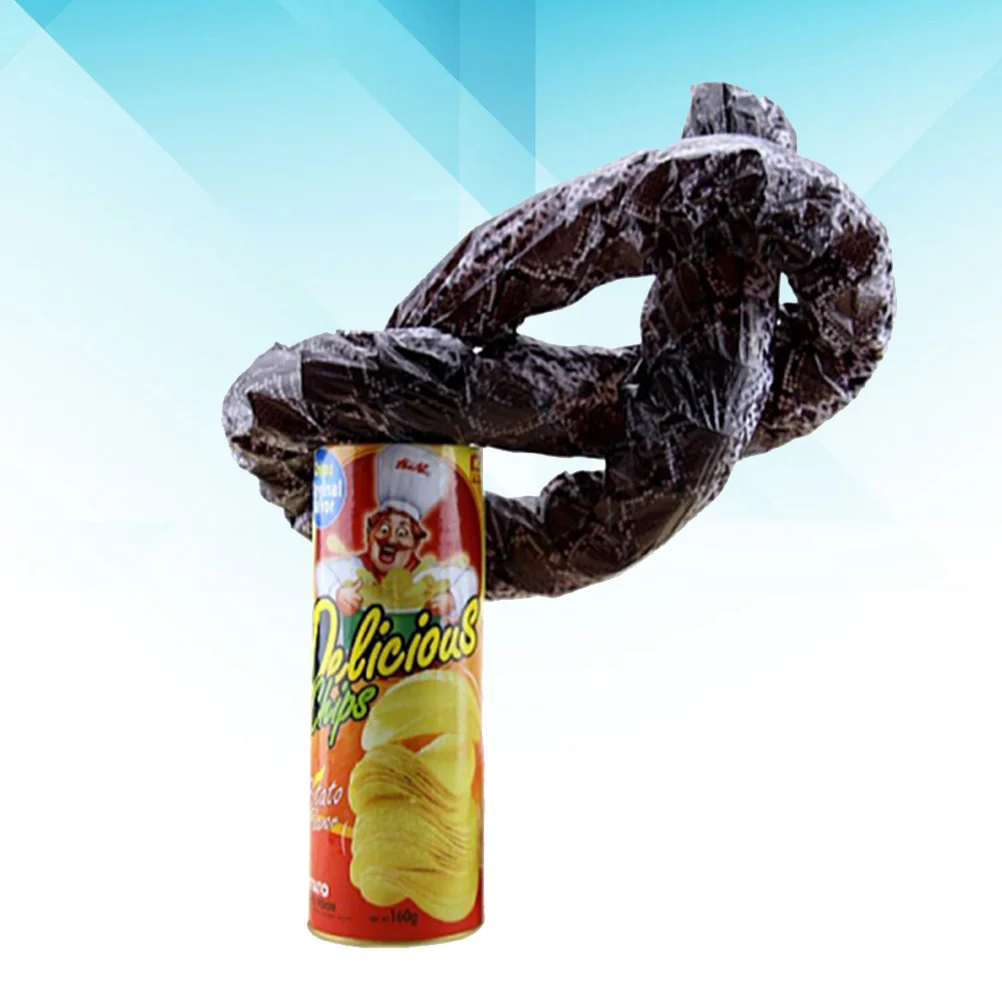

1 Pc Can Jump Spring Snake Potato Chip Snake Chip Snake For Party Decoration Fun Toys