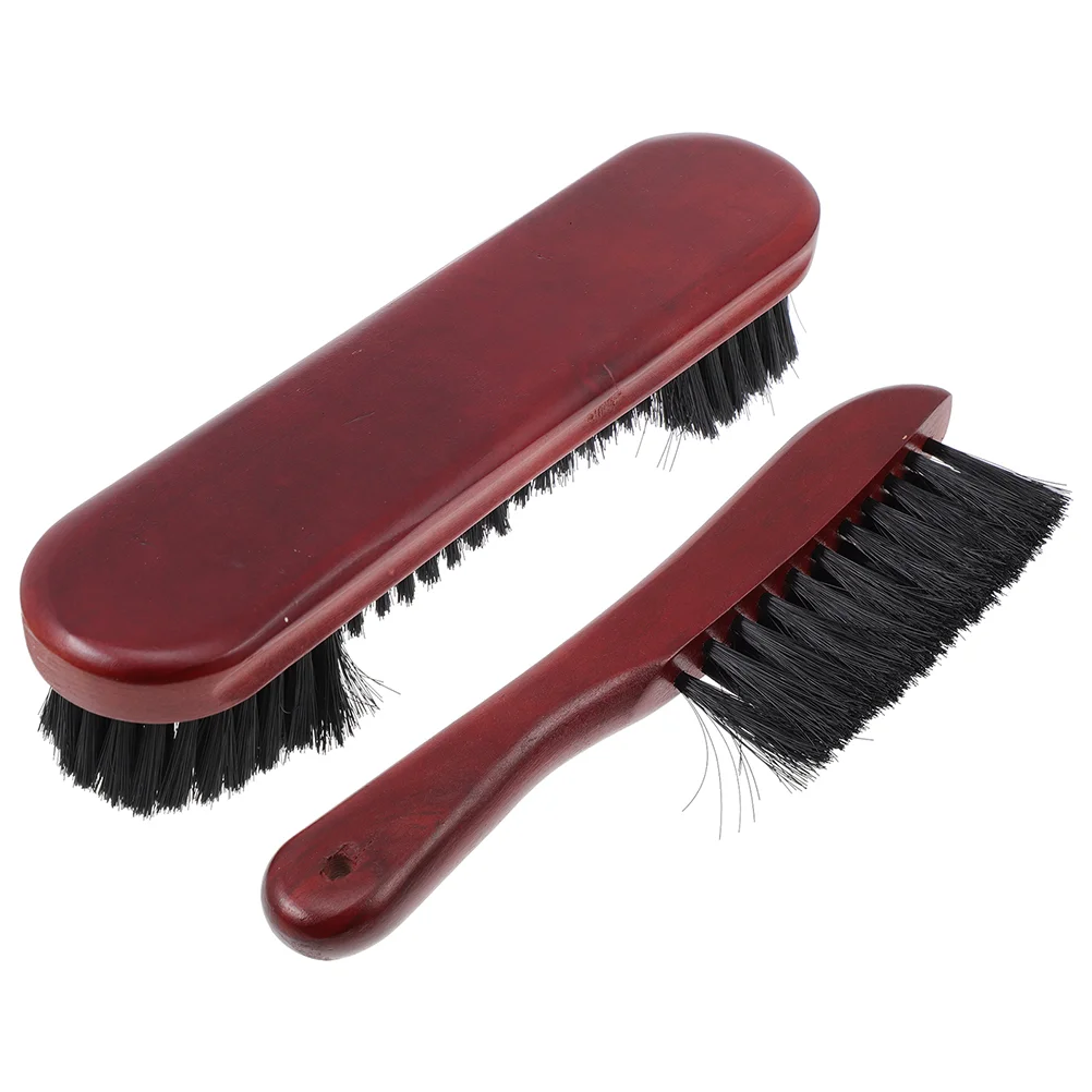 

2Pcs Brushes Billiard Brush Pool Table Felt Brush Pool Table Felt Cleaner Horsehair Pool Table Brush