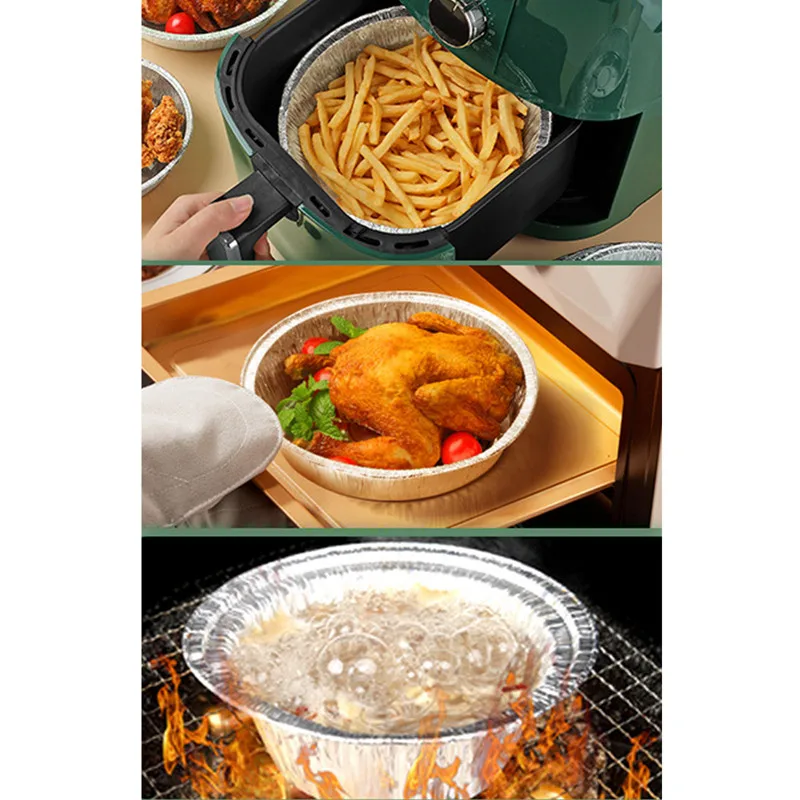 Жестяная коробка из маслостойкой алюминиевой фольги 50 шт.