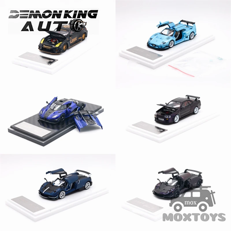 Фото Demon King Auto 1:64 F40/Huaayra/ONE: 1 Сингапур AUTOEXPO 2025 с погодой, литая под давлением модель автомобиля №1
