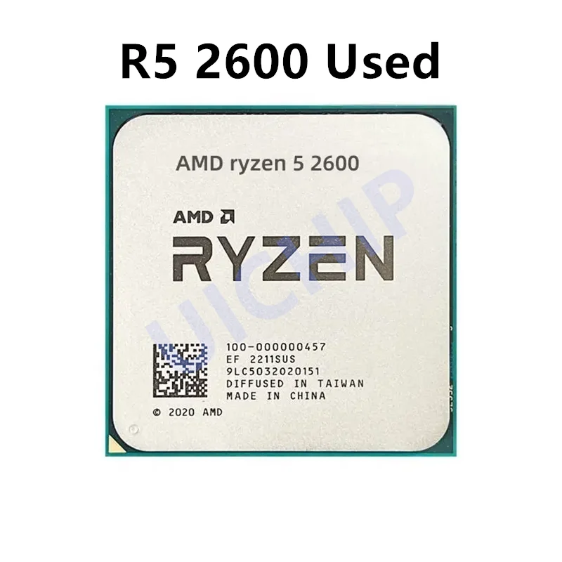 

AMD Ryzen 5 2600 R5 2600 3.4 GHz Used GAMING Zen+ 0.012 Six-Core Twelve-Thread 65W CPU Processor YD2600BBM6IAF Socket AM4