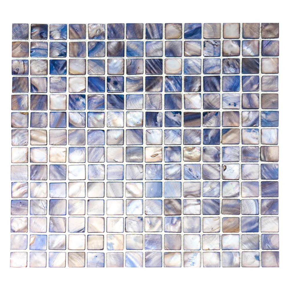 

Muy Bien Dyeing Shell Mosaic Tile Decorative Wall Kitchen Backsplash Wallpaper Bathroom Background Home Wall Decor Placemats
