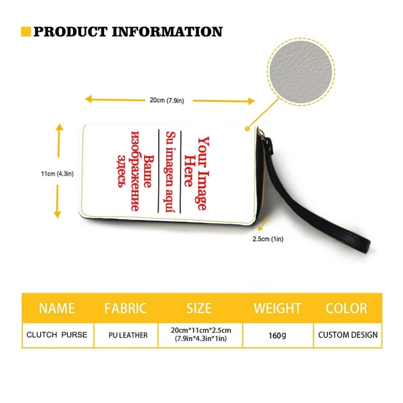 Belidome Custom Wallets for Womens Around Zipper Long Purse Rfid Blocking Card Holder Clutch Bag PU Leather Wristlet Wallets