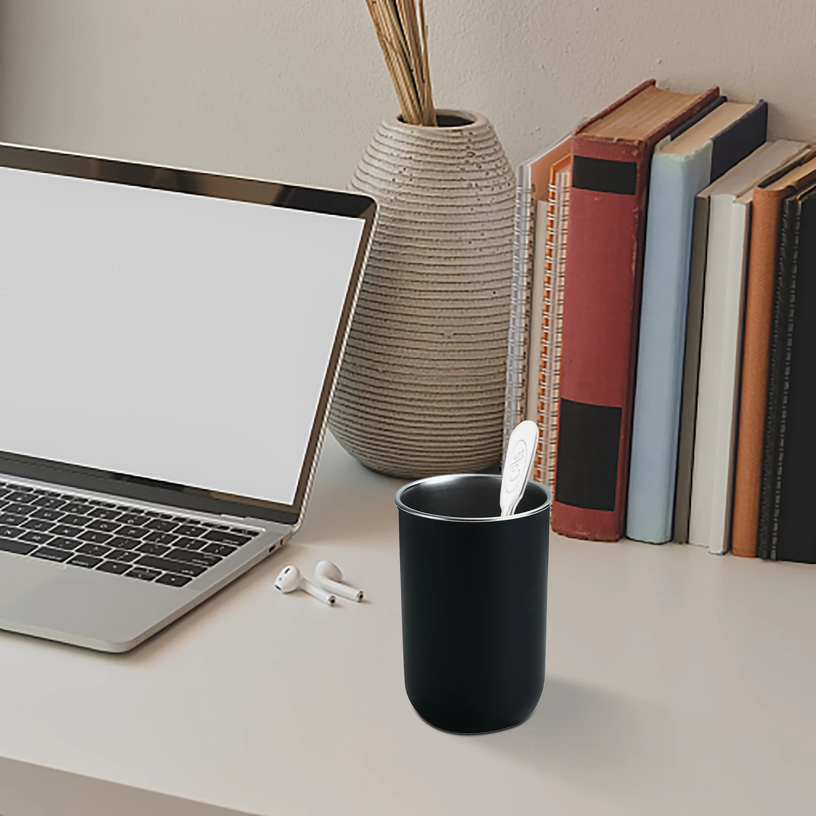 

Coffee Tumbler Multi-functional Stainless Steel Cups Heat Resistant Water Cup Double-layer Beer Cup Nordic Style Mouthwash Cup