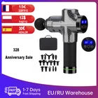  Скидка:P25X8YF9 PLGHUXYA  250p  Электрический массажер-пистолет для расслабления мышц и спины, электрический массажер Расслабление шеи с портативной сумкой, 30 скоростей, фитнес, забота о здоровье, облегчение боли