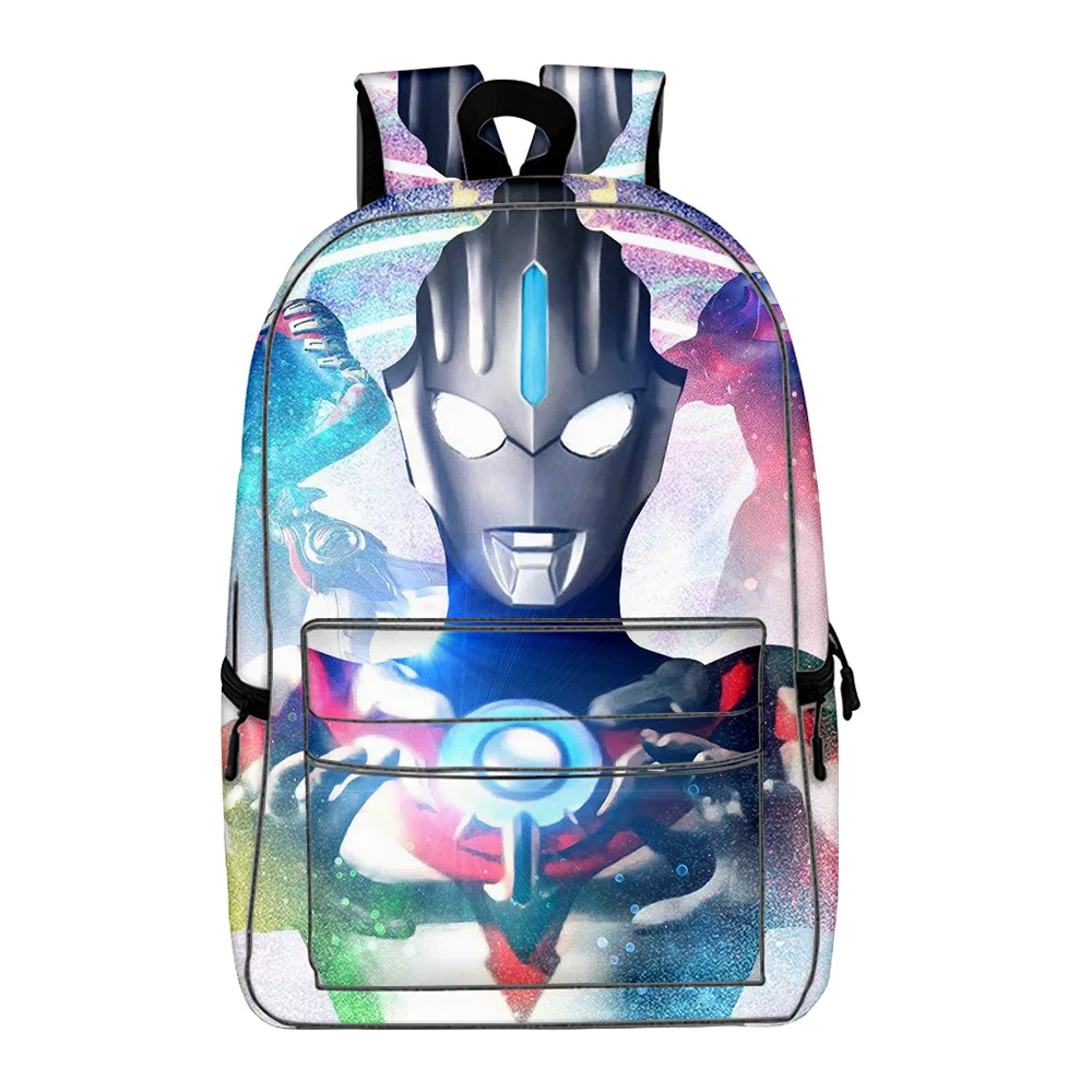 

3D Cross-border New Product Printing Peripheral School Bag Anime Ultraman Backpack Large Capacity Full Printing Backpack