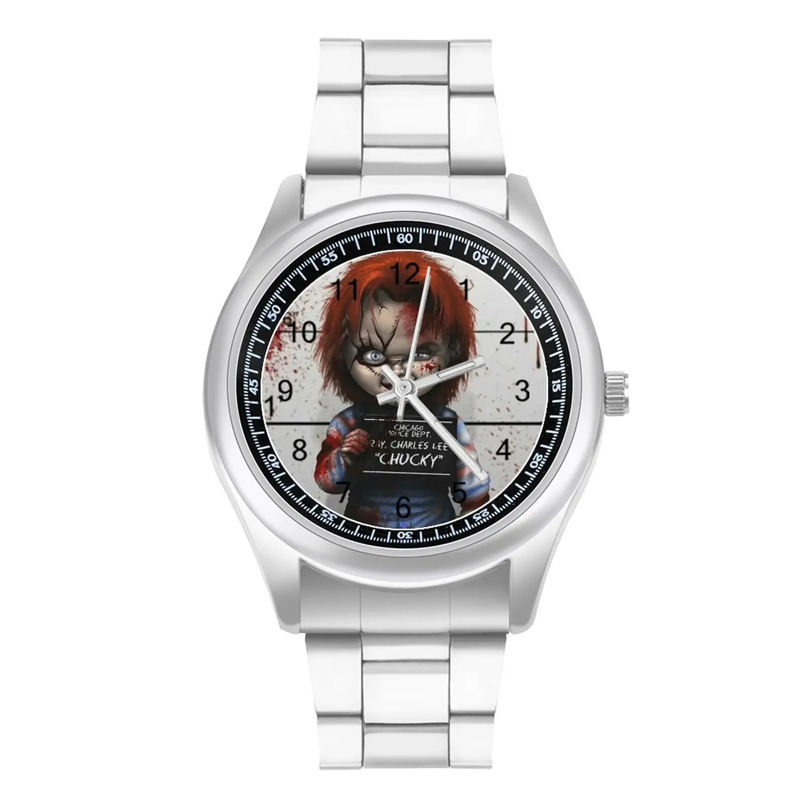 Chucky from Childs Play Quartz Watch Tv Home Strong Wrist Steel Photo Promotion Teens Wristwatch |