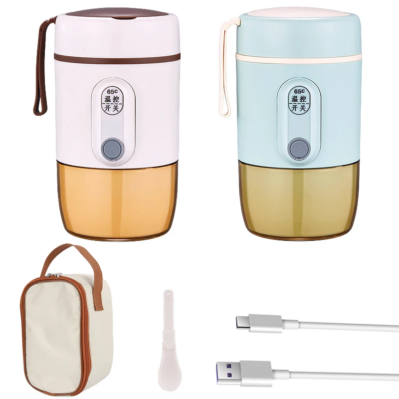 Ланч-бокс с электрическим подогревом USB Type-C Герметичный пищевой контейнер из