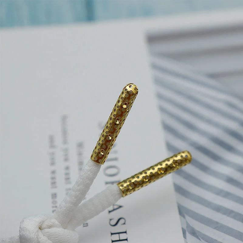 

Weiou Official Well Shoelace Aglets 22.5*3.8mm Nice Sport Golden Holes Rope Heads Sneaker Aesthetic Cordon Tips 20pcs Wholesale