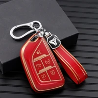 for cadillac ct4 ct5 2019 2020 soft tpu 5 buttons car remote key case cover smart key holder shell fob car styling accessories