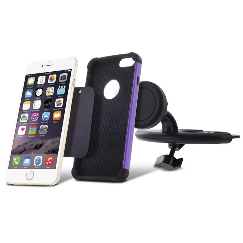 Premium  CD Slot  Car Mount Phone Holder with Rotatable Joint. car phone holder