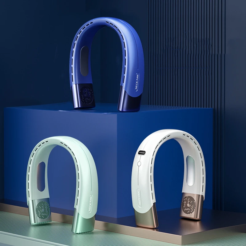 Xiaomi Портативный безлопастный подвесной шейный вентилятор 4000 мАч батарея USB