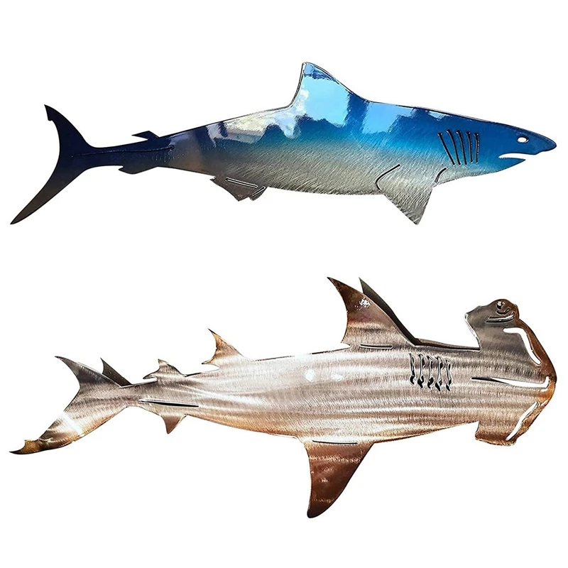 

2 шт., декоративные настенные украшения в виде морской рыбы