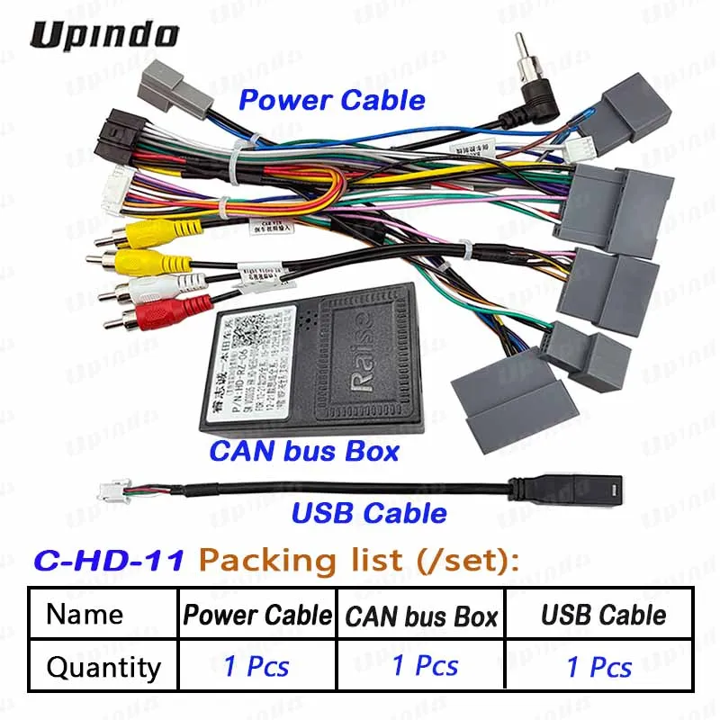 

Адаптер жгута проводов CAN-Bus для Honda CR-V Breeze Civic Android, головное устройство, автомобильный радиоприемник, кабель питания с рулевым управлением