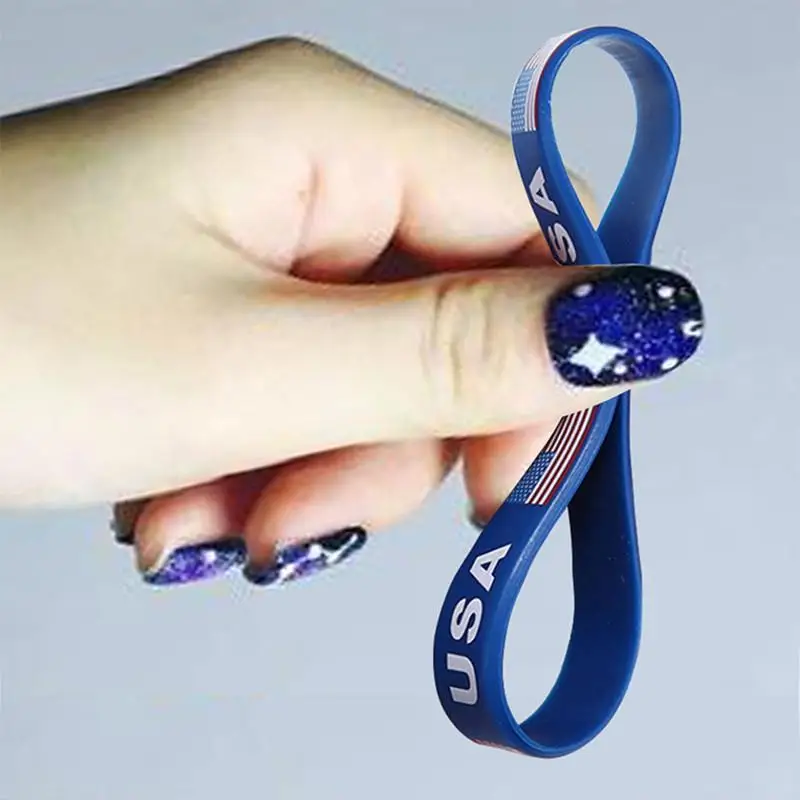 2 шт. мужские и женские браслеты с флагом США