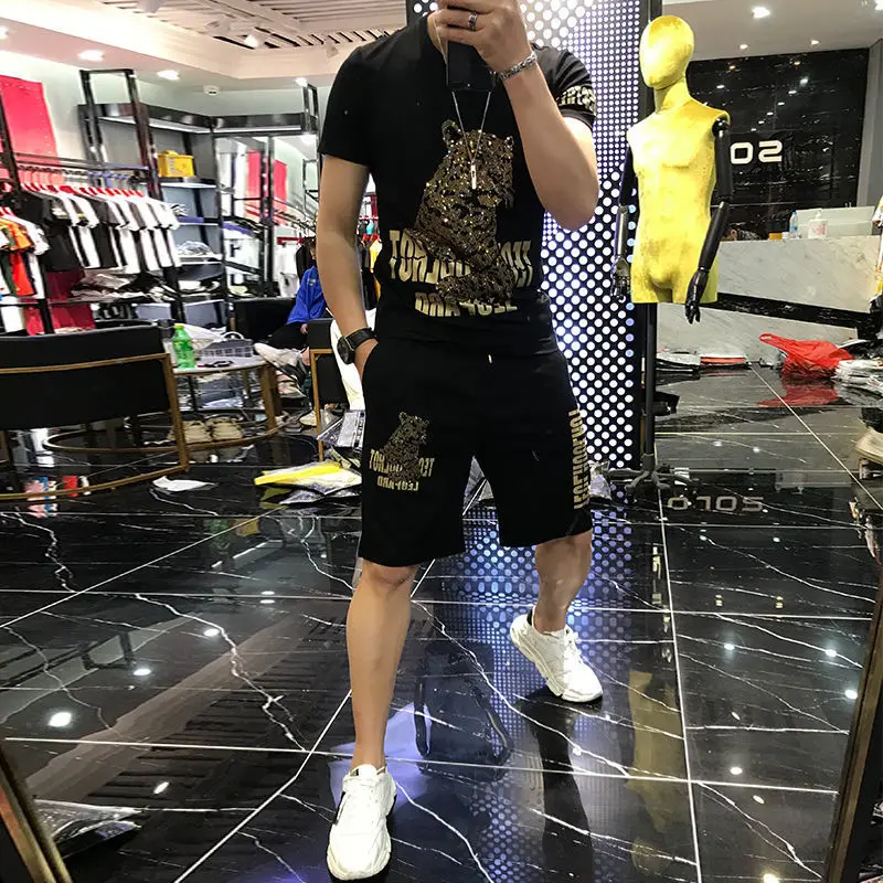 

Sleeve Men's Suit 2021 Summer Suit Shorts Short Fashion Handsome Korean Men's