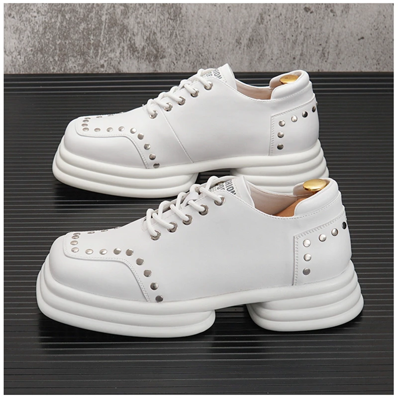 Мужские классические кожаные туфли коричневые повседневные Мокасины деловые 2022