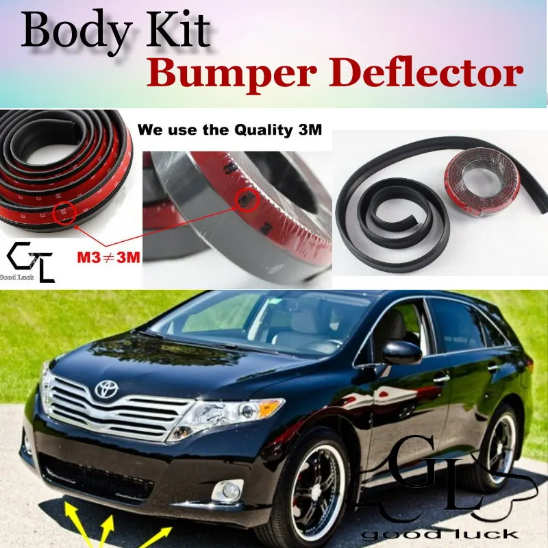 

Автомобильная устойчивая к царапинам клейкая Полоса для TOYOTA Venza 2008 ~ 2015 дефлектор бампера/переднего спойлера/комплект кузова/Полосатая юбка