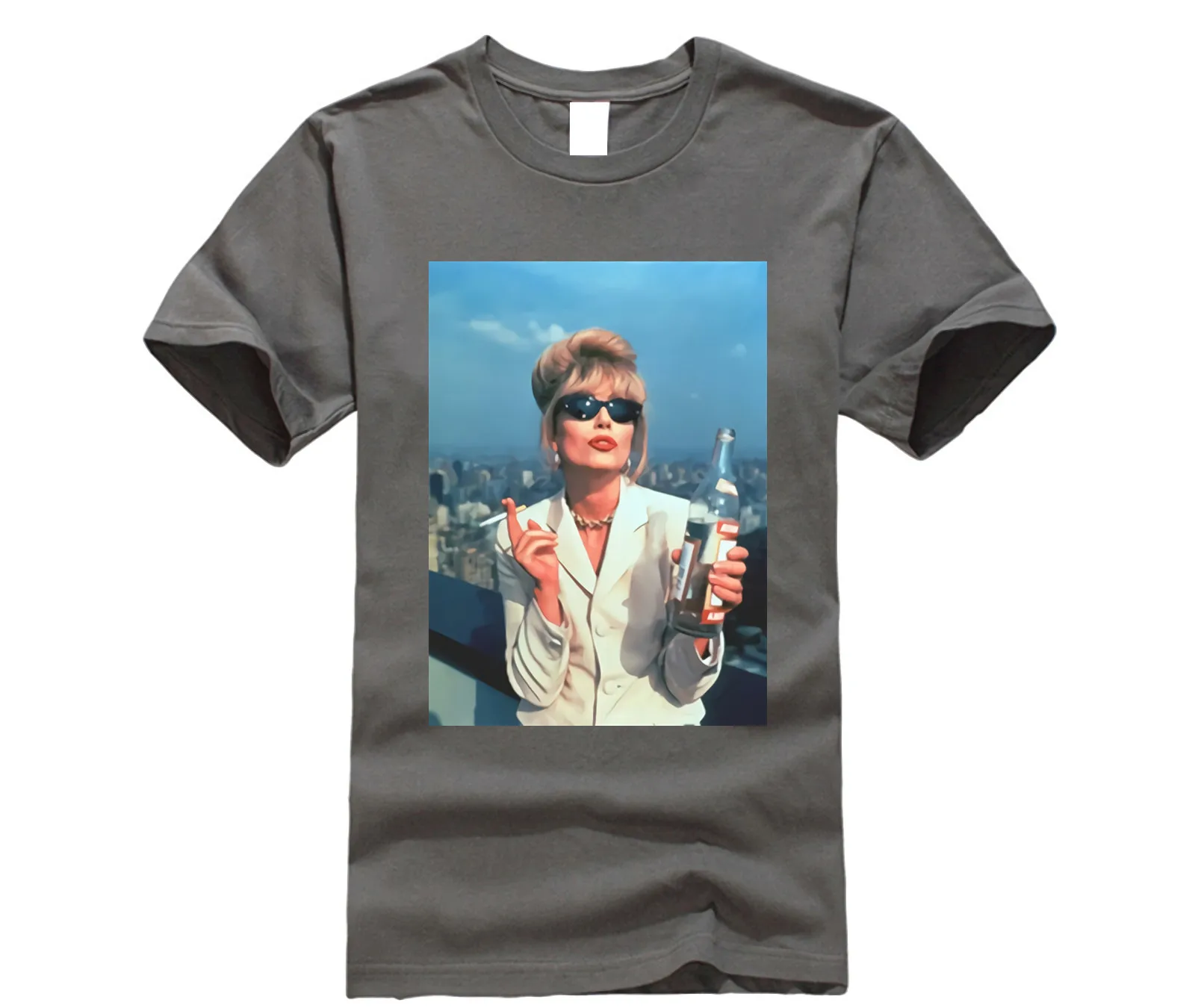 Потрясающая футболка 8 дюймов модные футболки Patsy с алкоголем ЛГБТ водка