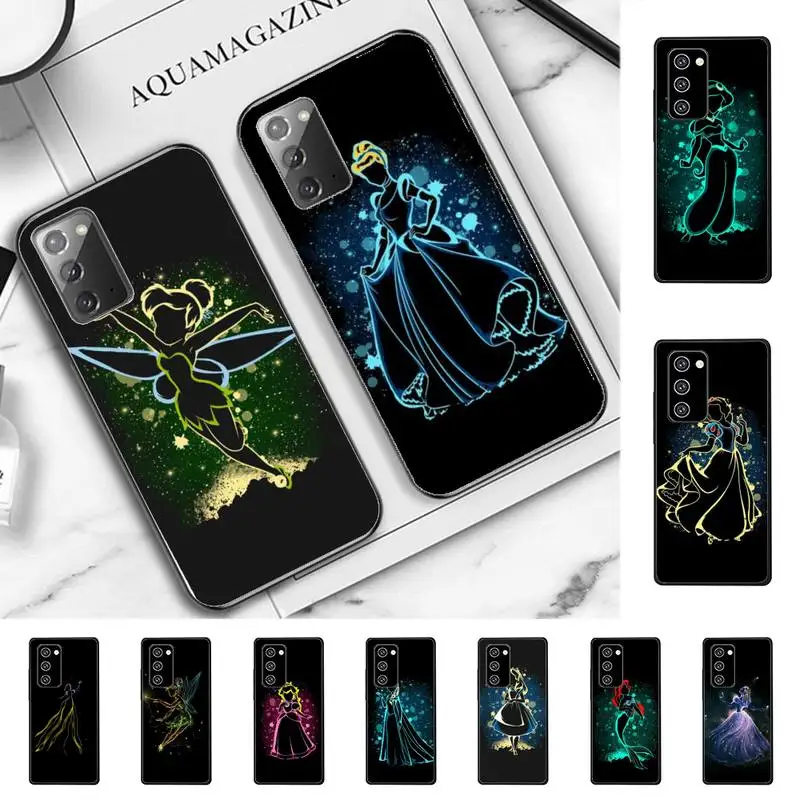 

Disney Princess Phone Case for Samsung Note 5 7 8 9 10 20 pro plus lite ultra A21 12 02