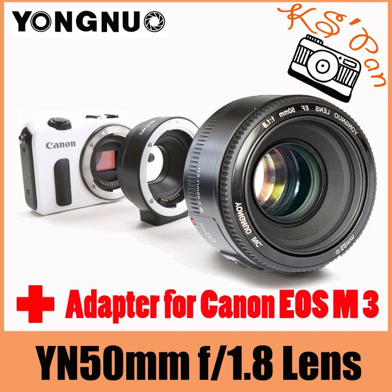 YONGNUO-Lente de enfoque automático para Canon, objetivo YN50mm, 5d3, 600D, cámara DSLR