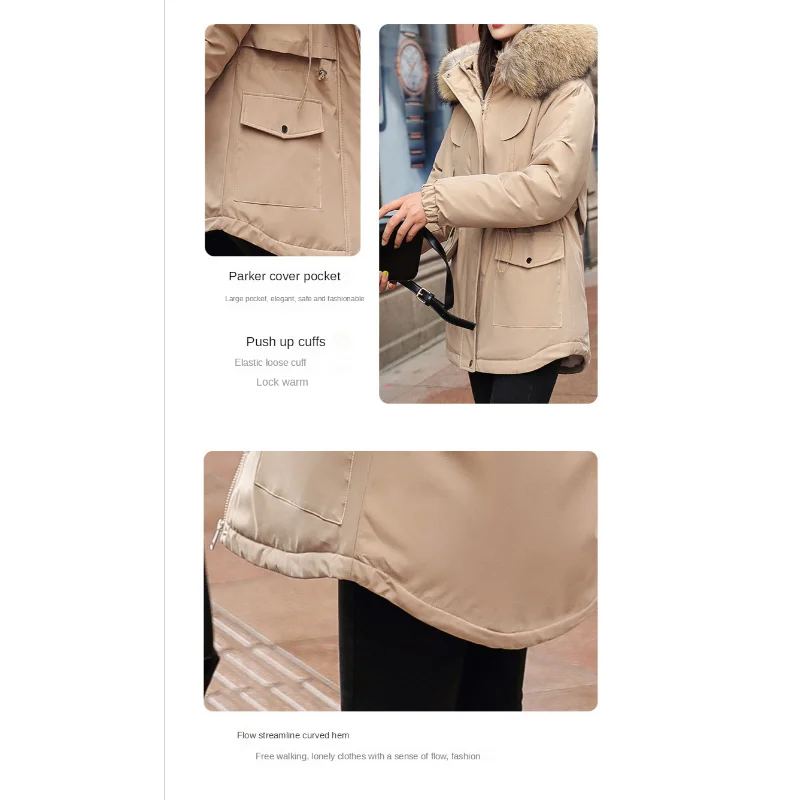 Women's Thickened Loose Winter Jacket Women's Warm Long Padded Clothes Large Size Women's Padded Clothes 2022 Autumn Winter New
