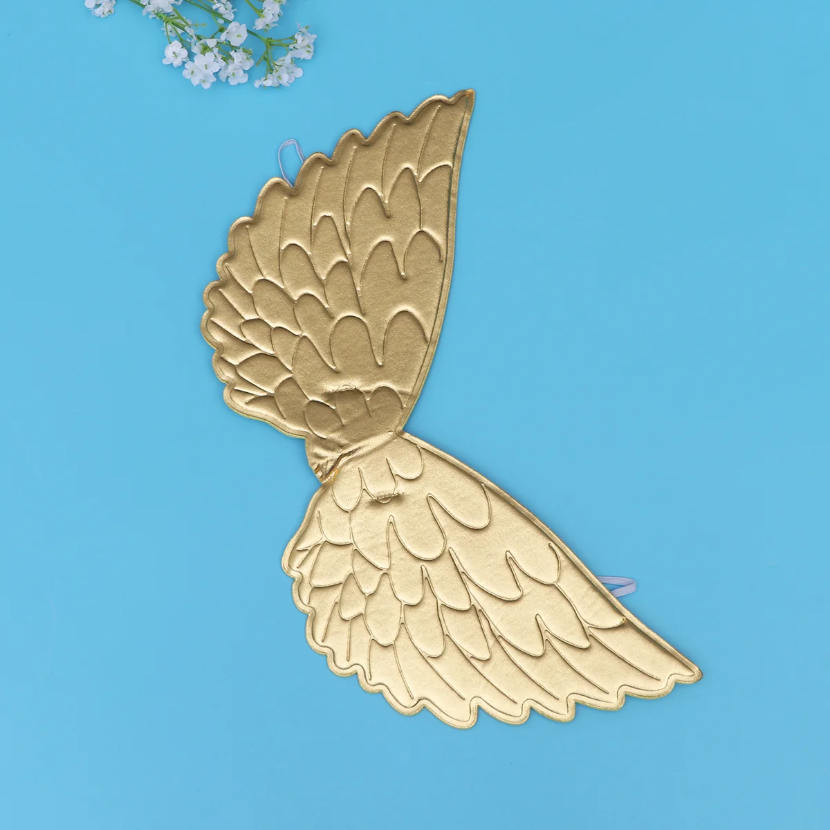 

Wing Fairy Shiny Costume Dress Stage Performance Props for Christmas Birthday Holiday Party Golden