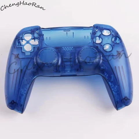 1piece For PS5 Gamepad Shell Replacement Upper And Lower Cover Color Transparent PS5 Gamepad Button Repair Parts