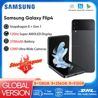 Original Samsung Galaxy Z Flip 4 Smartphone 6.7" Super AMOLED Display 3700mAh Battery 5G Mobile Phone 1