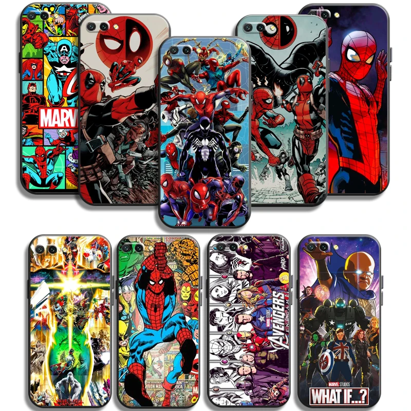 

Marvel Anime America Phone Cases For Huawei Honor P30 P30 Pro P30 Lite Honor 8X 9 9X 9 Lite 10i 10 Lite 10X Lite Carcasa Coque