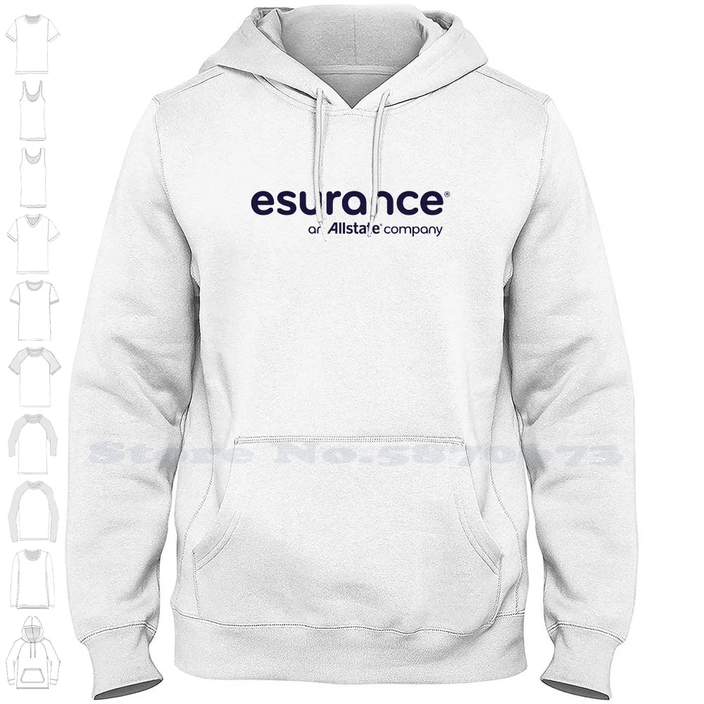 

Esurance Logo Casual Clothing Sweatshirt Printed Logo Graphic Hoodie