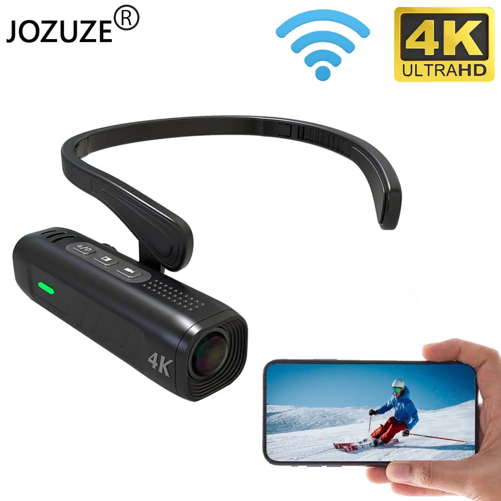 

Видеокамера JOZUZE, Wi-Fi, 4K, 30 кадров/с
