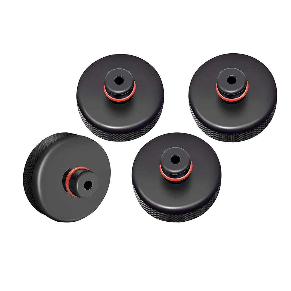 

4Pcs Rubber Lifting Jack Pad Adapter Tool Chassis with Storage Case for Tesla Model 3 Model S Model X Car Accessories
