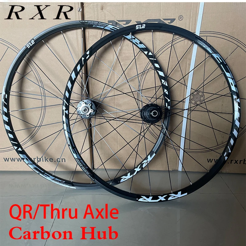 Комплект колес для горного велосипеда RXR с карбоновой ступицей 26/27 5/29 дюймов обод