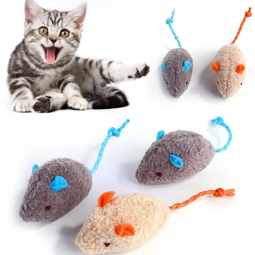 

Игрушка для домашних животных, мышь с мятой, веселая модель для котят, красочная милая плюшевая Интерактивная мышь, доступ для домашних животных U4c9