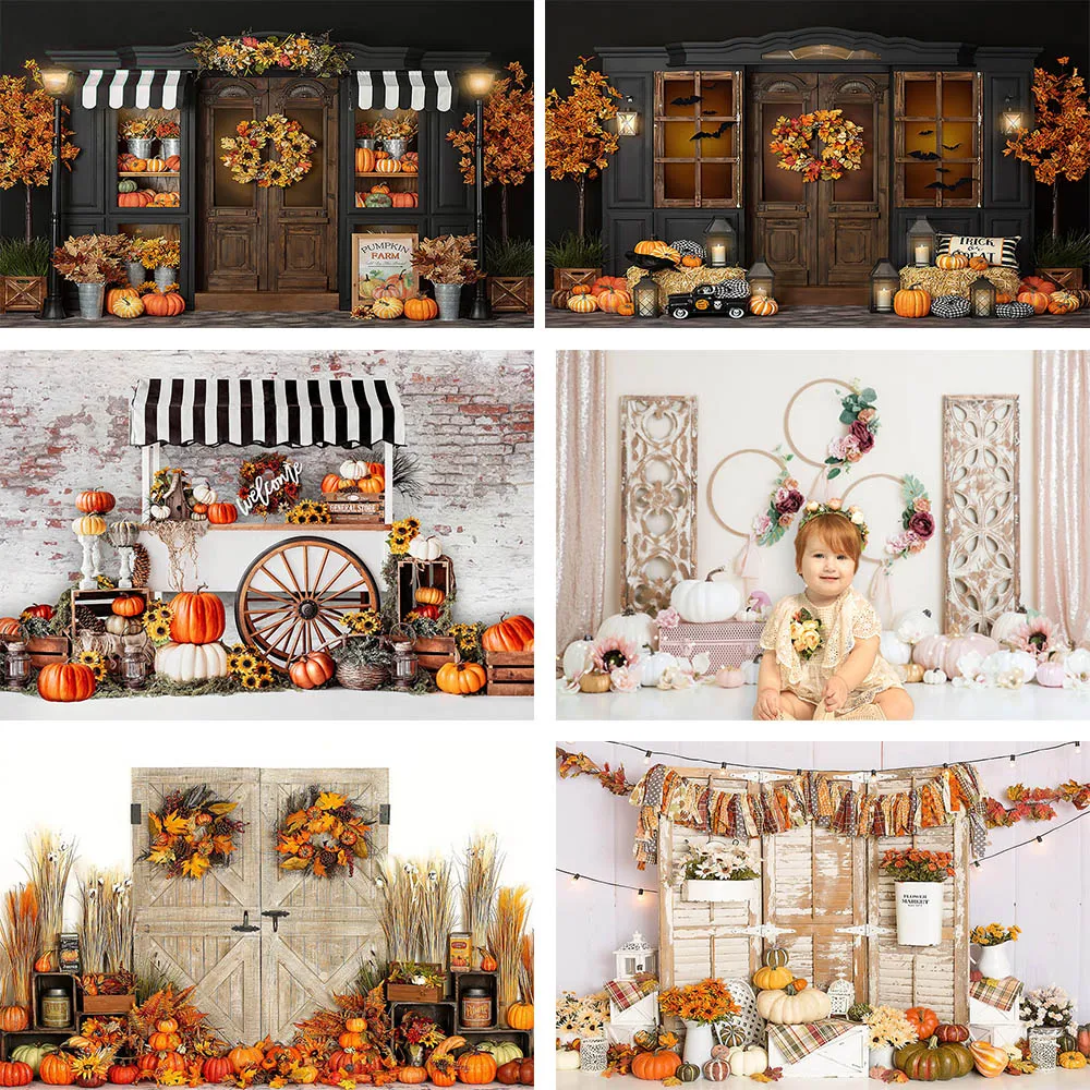 

Фон Mehofond для Хэллоуина, художественный фон, осенние сцены тыквы, фотосессия, детский праздник, портрет вечерние НКА, фон для фотостудии