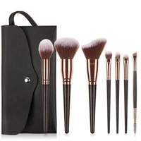 7pcs professional makeup brushes set bag foundation eyelash eyebrow eyeshadow cosmetic make up tool
