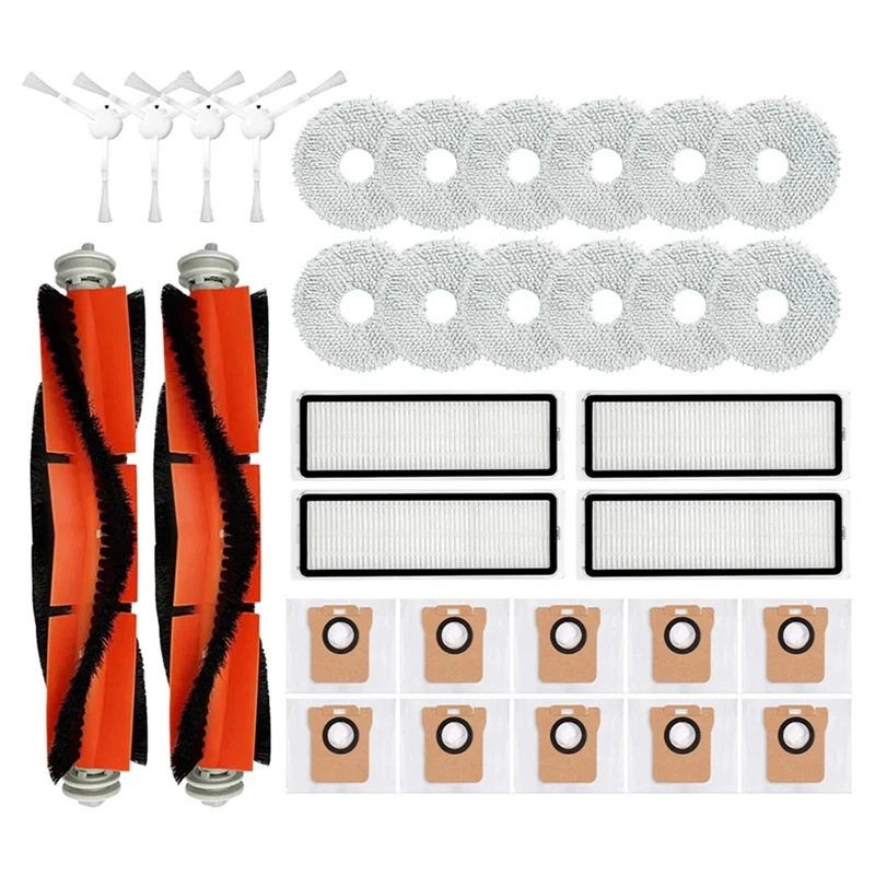 Запчасти для робота-пылесоса Xiaomi X10 + Plus B101GL аксессуары основная боковая щетка