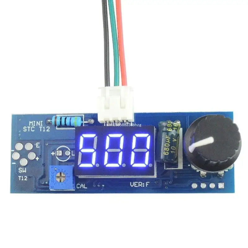 Mini STC-LED новый дизайн паяльная станция цифровая подставка для сварочного утюга 12-24