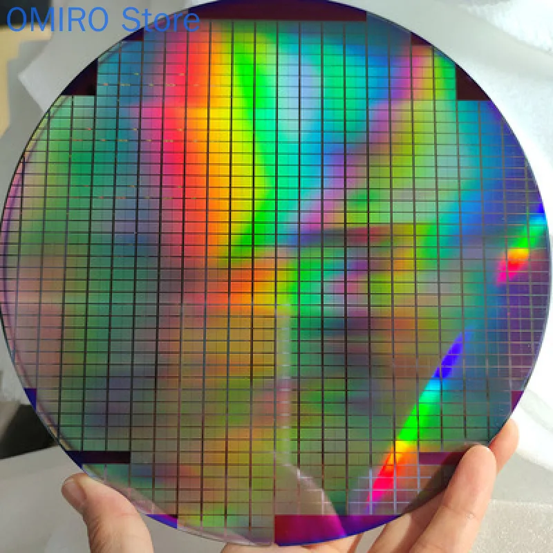 12 Inch 8 inch 6 inch Wafer CPU Wafer Lithography Circuit Chip Semiconductor Wafer Teaching Test Chip