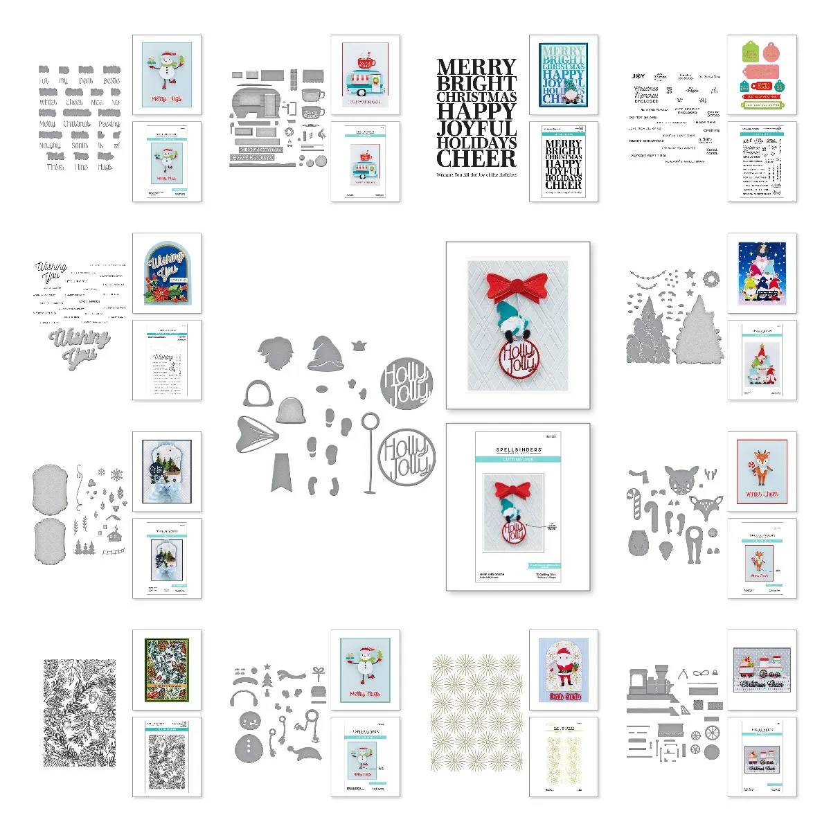 

Metal Cutting Dies Stamps Hot Foil Christmas Old Man Tree Car DIY Scrapbooking Paper Handmade Album Stamp Die Sheets