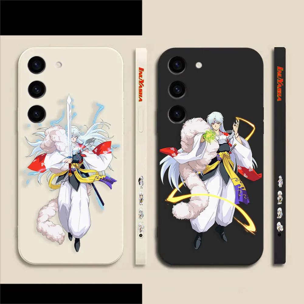 

Japanese Anime Inuyasha Phone Case For Samsung S23 S22 S21 S20 FE S11 S11E S10 S10E S9 S30 Ultra Plus 4G 5G Case Fundas Shell