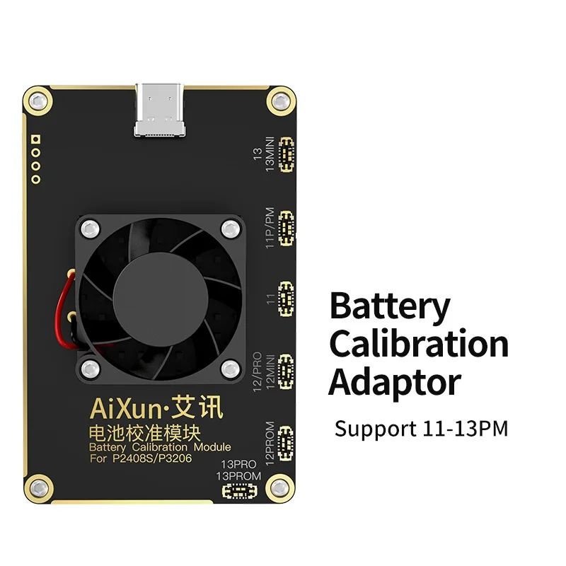 Aixun P2408S калибровочный модуль батареи для iPhone 11-13promax для P2408S P3206 батарея, подключающаяся к интеллектуальному источнику питания