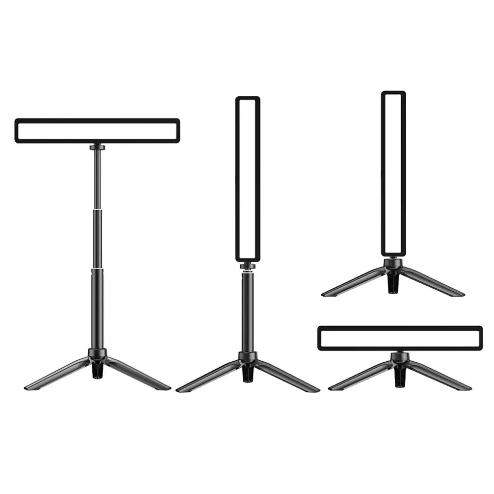 

Светодиодный светильник для фотосъемки 2500k-9000k, студийный светильник с регулируемой яркостью, перезаряжаемый через Usb, 3 цвета